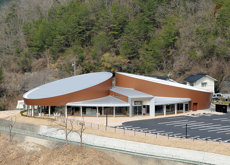 土師ダムサイクリングターミナル　建築工事