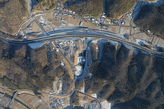 中国自動車道作東ＩＣ工事