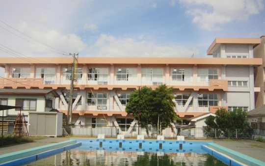下松市公集小学校第一校舎 耐震補強建築主体工事