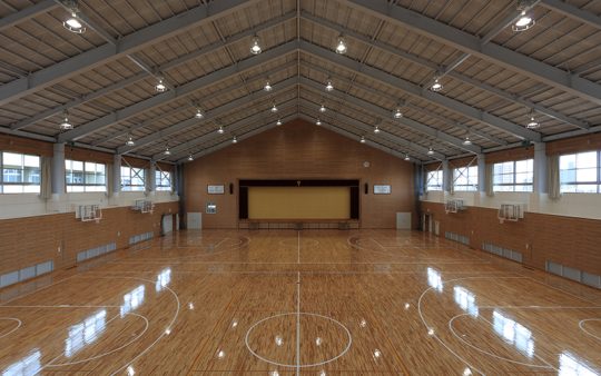 広島県立広島商高等学校 屋内運動場及び格闘技場改築工場