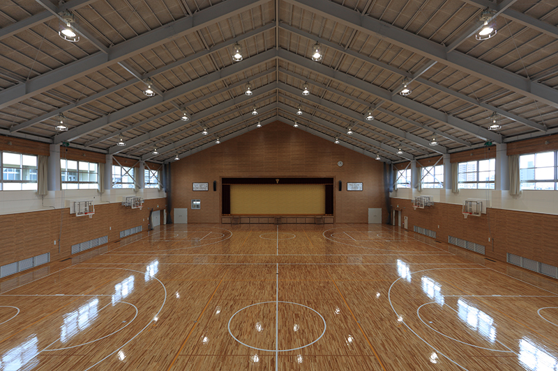 広島県立広島商高等学校 屋内運動場及び格闘技場改築工場