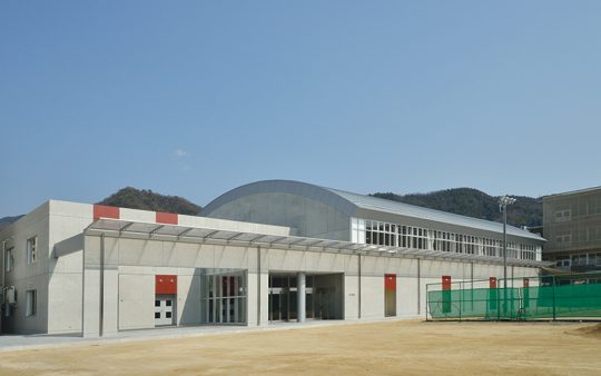 呉港高等学校 体育館建設工事