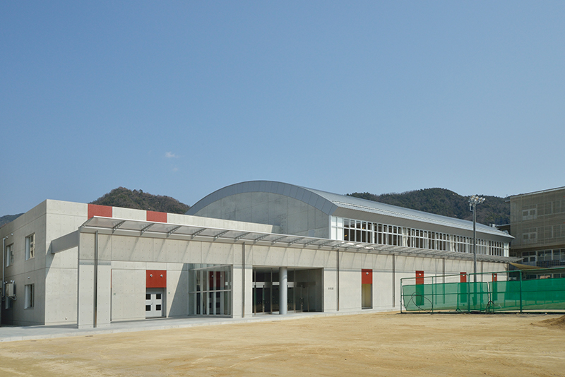 呉港高等学校 体育館建設工事
