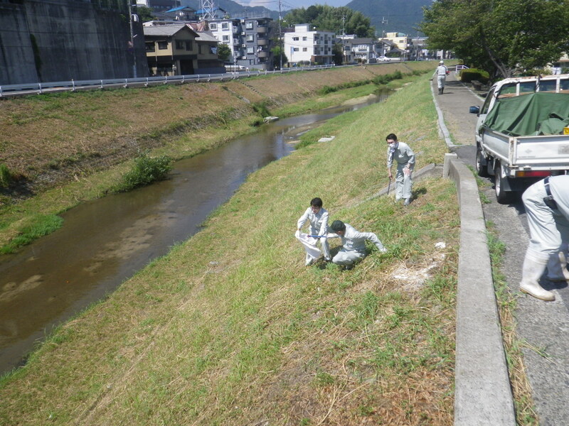 河川清掃9.16