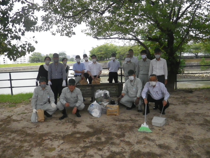 河川清掃9.16