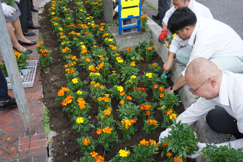 花植え　2023年6月　1-2